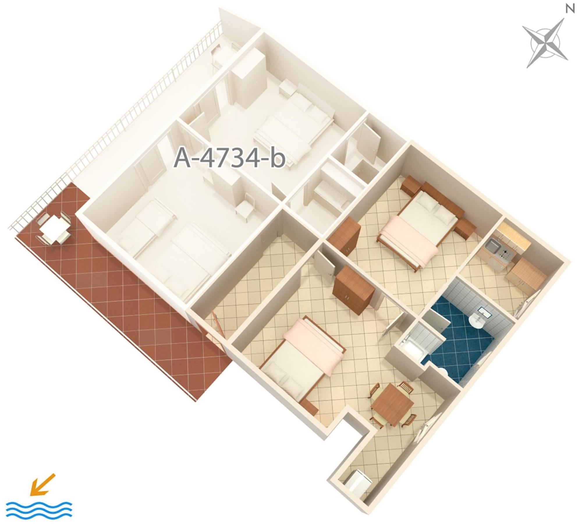 Apartments By The Sea Podaca, Makarska - 4734 Luaran gambar